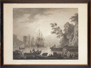 Tien Franse staalgravures