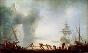 Dageraad over Capri. Mist, ca. 1745