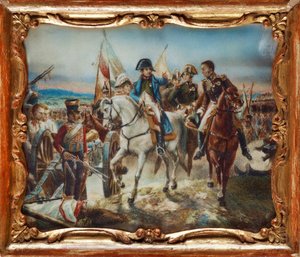 Napoleon bij de Slag bij Friedland
