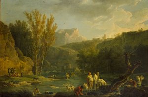 Rivierscène met Baders