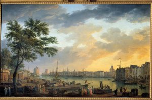 Uitzicht op de haven van La Rochelle