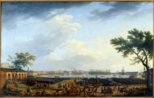 Uitzicht op de haven van Toulon en het Arsenaal