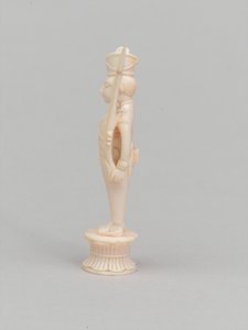 Witte pion, schaakstuk, India door Claude  Lorrain