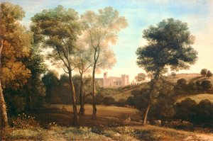 Landschap met kasteel