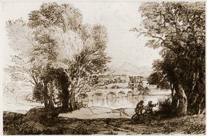 Een Italiaans landschap, 1913 door Claude Lorrain