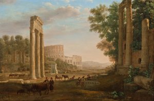 Capriccio met ruïnes van het Forum Romanum