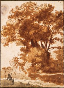 Groep Bomen en Rustende Herder, 1630s