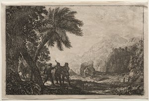 Landschap met Bandieten door Claude Lorrain