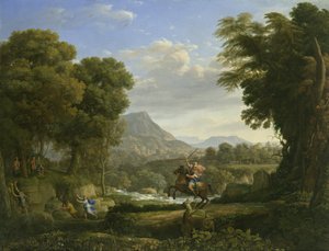 Landschap met Sint Joris en de Draak