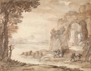 Perseus en de Oorsprong van Koraal door Claude Lorrain