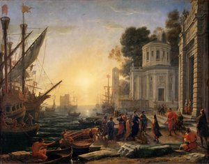 De ontscheping van Cleopatra in Tarsus