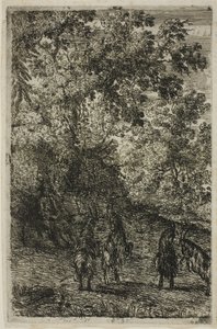 De vier geiten door Claude Lorrain