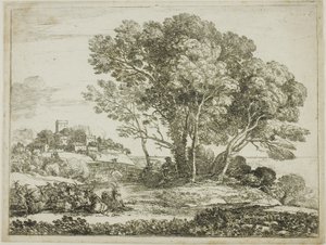 De geitenhoeder door Claude Lorrain