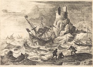Het Schipbreuk (Le naufrage) door Claude Lorrain