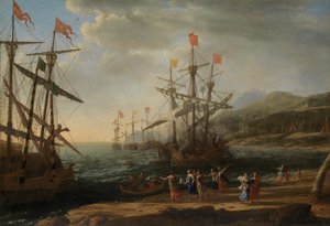 De Trojaanse vrouwen steken hun vloot in brand, ca. 1643