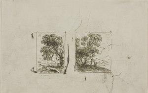 De Twee Landschappen door Claude Lorrain