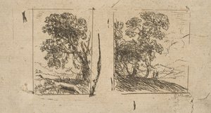 De twee landschappen, ca. 1630