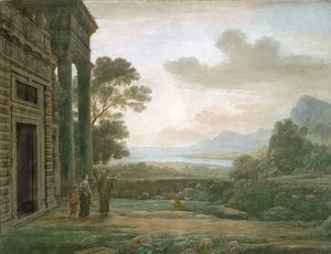 De Verdrijving van Hagar door Claude Lorrain