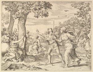 Allegorie op goed bestuur in Frankrijk, 1685