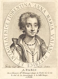 Anna Maria Vaiani door Claude Mellan