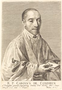 Charles de Condren door Claude Mellan