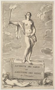 Vrouwelijke figuur door Claude Mellan