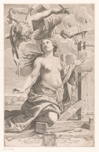 Heilige Catherina van Alexandrië door Claude Mellan