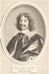 Henri-Louis Habert de Montmor door Claude Mellan