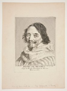 Henri de Mesmes door Claude Mellan