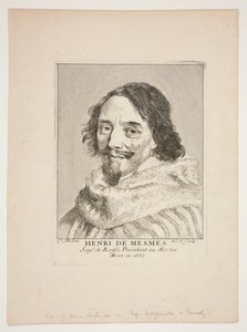 Henri de Mesmes door Claude Mellan