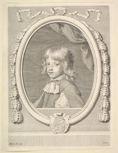 Louis-Joseph de Lorraine, hertog van Guise, als kind door Claude Mellan