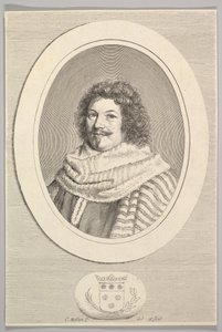 René de Longueil, markies van Maisons door Claude Mellan