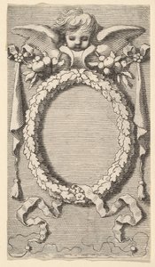 Titelpagina: Desmarets de Saint-Sorlin, LOffice de la Vierge Marie, 1645 door Claude Mellan