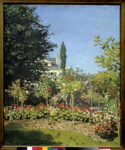 Een bloementuin in Sainte Adresse