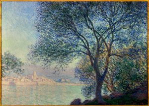 Antibes, zicht op de Salis door Claude Monet