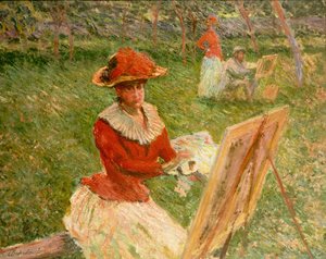 Blanche Hoschede schildert, 1892