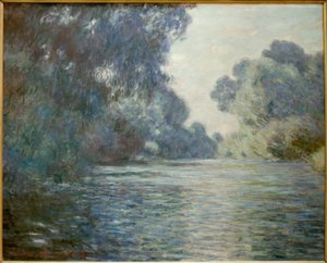 Arm van de Seine bij Giverny door Claude Monet