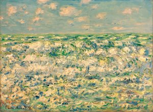 Brekende Golven door Claude Monet