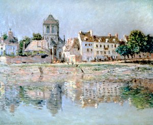 Aan de Rivier bij Vernon, 1883 door Claude Monet