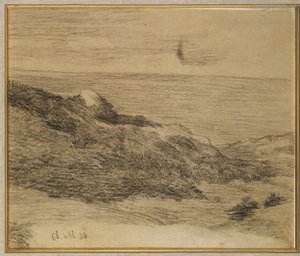 Aan Zee, 1886 door Claude Monet