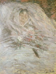 Camille Monet (1847-79) op haar sterfbed, 1879