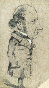 Karikatuur van Eugène Marcel door Claude Monet