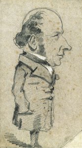 Karikatuur van Eugène Marcel door Claude Monet