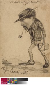 Karikatuur van Henri Cassinelli door Claude Monet
