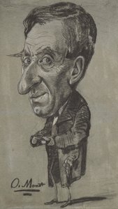 Karikatuur van een man met een snuifdoos, ca. 1858 door Claude Monet