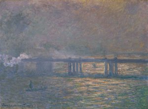 Charing Cross Bridge door Claude Monet