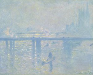 Charing Cross-brug  door Claude Monet