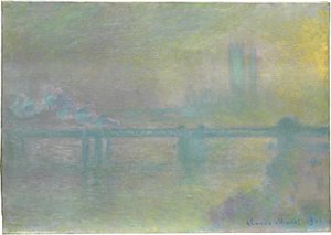 Charing Cross Bridge, Londen, 1901 door Claude Monet