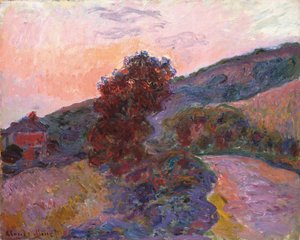 Zonsondergang in Giverny, 1886