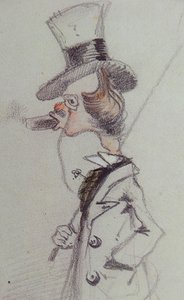 Dandy met een Sigaar, ca 1857